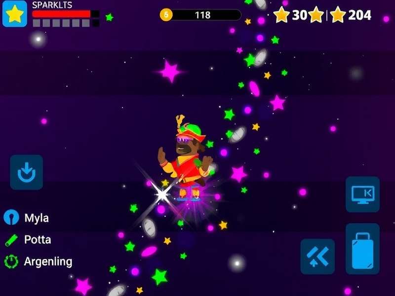Sparkling Holi Race Gameplay Screenshot